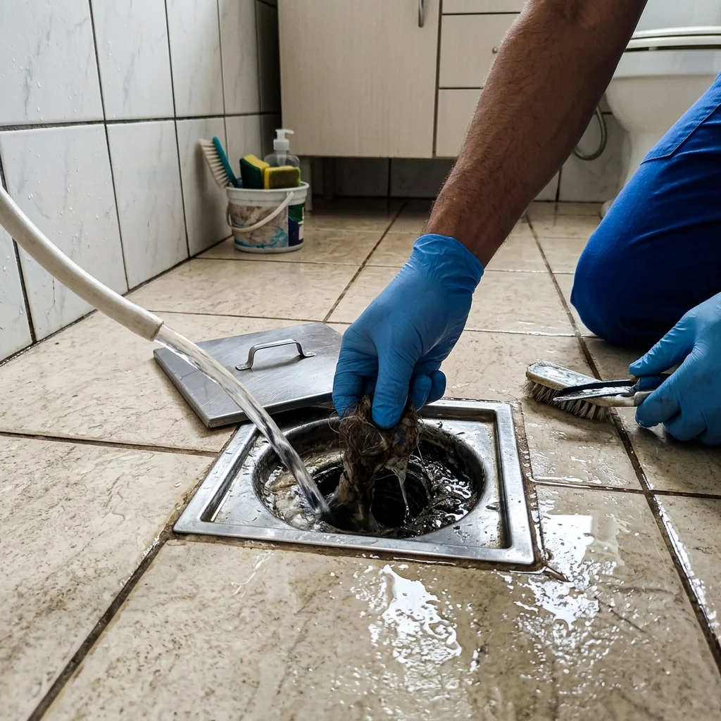 Limpeza de ralo